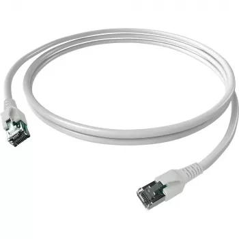 Easylan CP1KWBWBW0005 RJ45 tinklo kabelis, komutacinis kabelis CAT 6a S/FTP 0,5 m baltas 1 vnt.