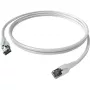 Easylan CP1KWBWBW0005 RJ45 tinklo kabelis, komutacinis kabelis CAT 6a S/FTP 0,5 m baltas 1 vnt.