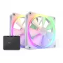 NZXT F140 RGB 140 mm dviguba pakuotė, balta