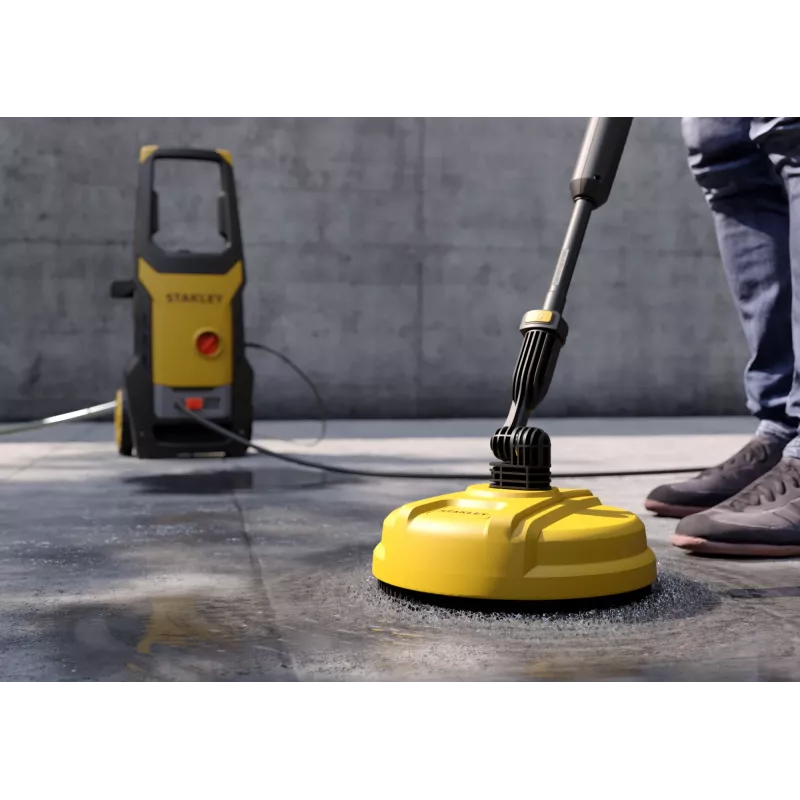 STANLEY SXPW14PE aukšto slėgio plovimo įrenginys su terasų valymo priedu (1400 W, 110 bar, 390 l/h) | Stanley 1400 W | 110 bar | 390 l/h