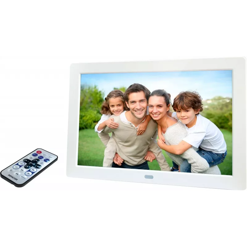 Skaitmeninis nuotraukų rėmelis SENCOR SDF 874 WH — 8 colių IPS, 1280 x 800, baltas