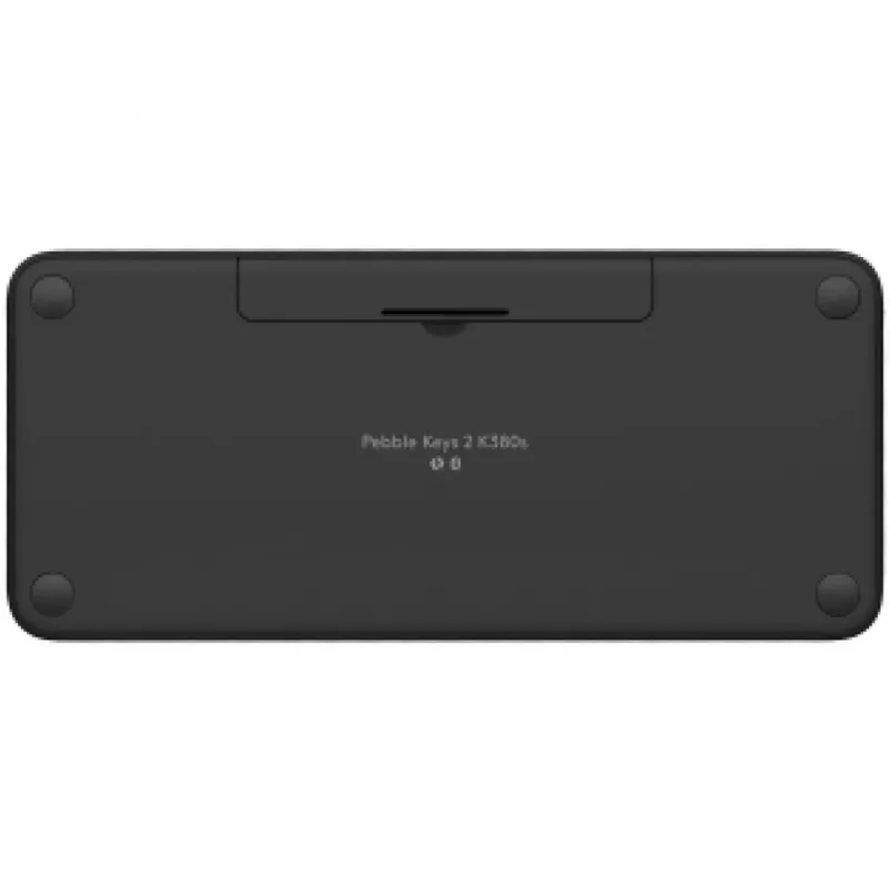 Logitech Pebble Keys 2 K380s - Klaviatūra - Belaidė - Bluetooth LE - QWERTZ - Vokiška - Tonal Graphite (920-011795)