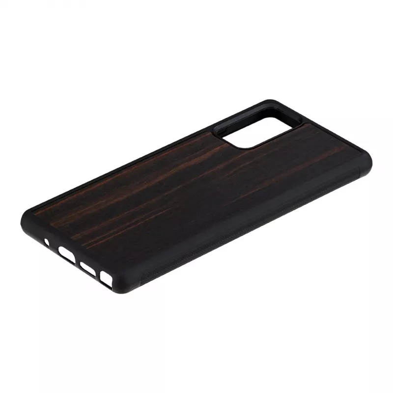 Apsauginis telefono dėklas Man and Wood Samsung Galaxy Note 20 — juodmedžio juoda