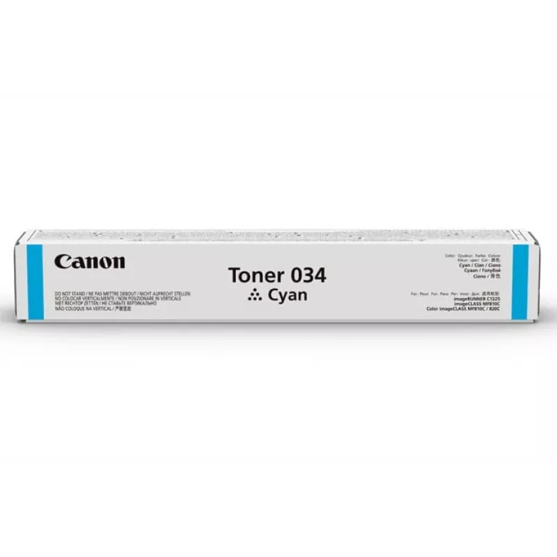 Canon 034 dažų kasetė 1 vnt. Originali Cianas