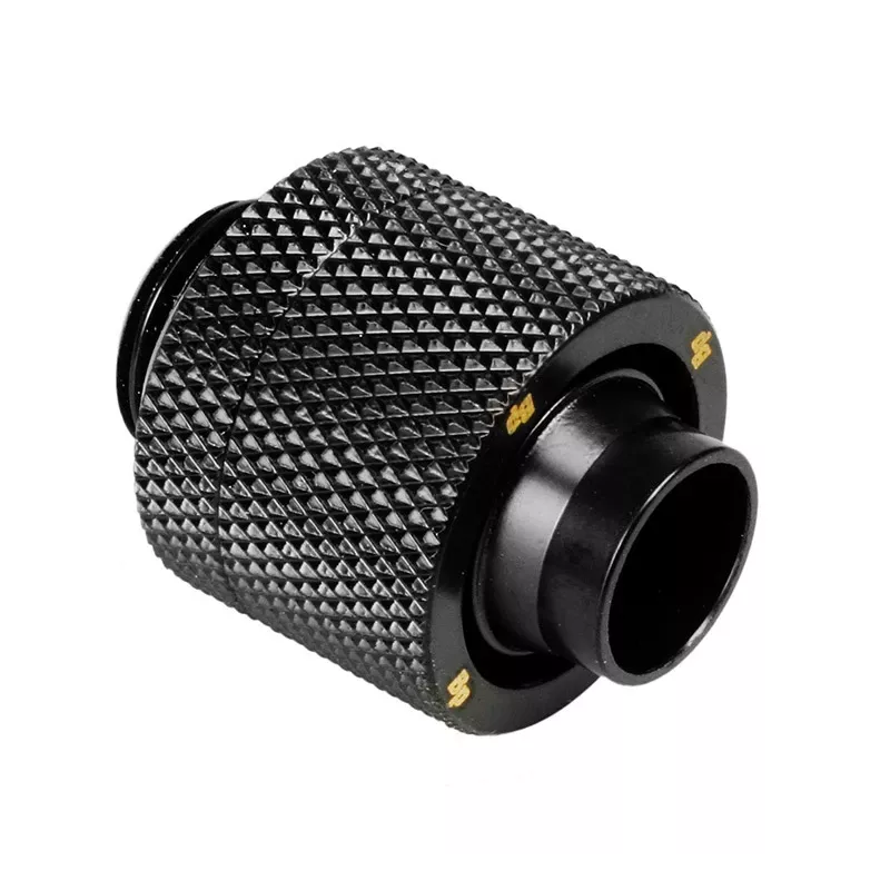 Suspaudimo jungtis Bitspower G1/4 colio išorinis sriegis tiesi, 16/11 mm – juoda matinė