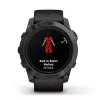 Išmanusis laikrodis GARMIN epix Pro (Gen 2) — 1,4 colio AMOLED 454×454, 32 GB, GPS, Wi‑Fi, Bluetooth, 51 mm korpusas, 98 g, juodas silikonas