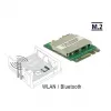 Tinklo plokštė DeLOCK 95254 WLAN Bluetooth 433,3 Mbit/s