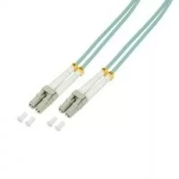 Logilink - Patch-Cable - LC Multi-Mode (M) - LC Multi-Mode (M) - 50 cm - Skaidulinė optika - 50/125 mikrometrai - OM3 - Be halogenų - akvamarinas (FP3LC00)