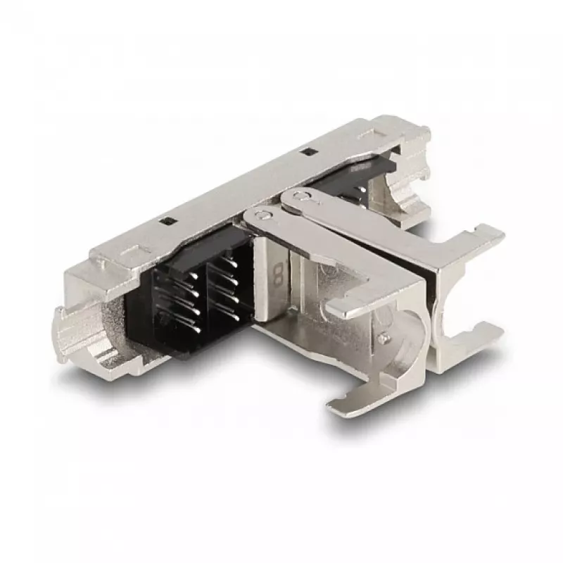DeLOCK RJ45 mova LSA į LSA Cat.8.1 be įrankių juoda
