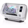 Korpuso stovo rinkinys THERMALTAKE, skirtas The Tower 250 — horizontalus pastatymas, sniego apdaila, juoda/balta