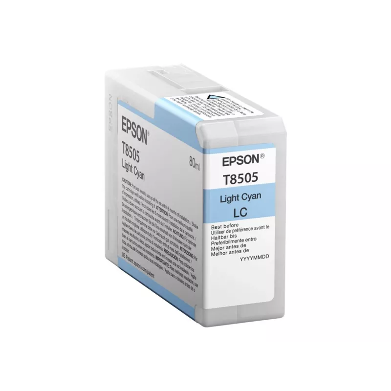 Epson Singlepack Light Žydra T850500, Light Žydra, pigmentinis rašalas, 80 ml, 1 vnt.
