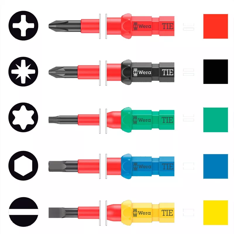 Atsuktuvų rinkinys Wera 05006617001 6 vnt. ergonomiškos rankenos
