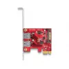 DeLOCK PCI Express x1 kortelė į 2 x USB 5 Gbps A tipo moteriškas lizdas žemo profilio