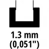 Vientisas grandinės pjūklo strypas Einhell 4500363 25 cm
