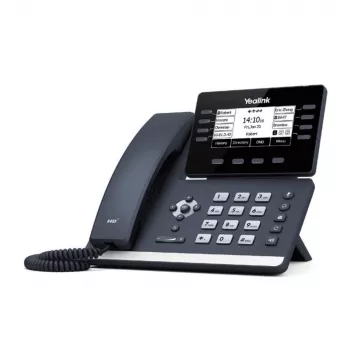 VoIP telefonas Yealink SIP-T53C — stalinis IP telefonas, modelis SIP-T53C, be maitinimo bloko