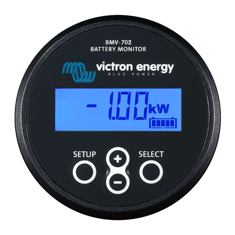 Baterijos monitorius Victron Energy BMV-702 BLACK 12V 500A su Bluetooth