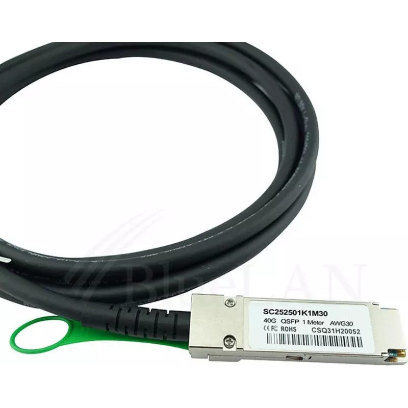 CBO InfiniBand laidas XLDACBL3-BL 3 m QSFP juodas