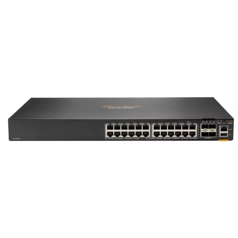 Valdomas komutatorius Aruba CX 6200F 24G Class-4 PoE 4SFP+ 370W L3