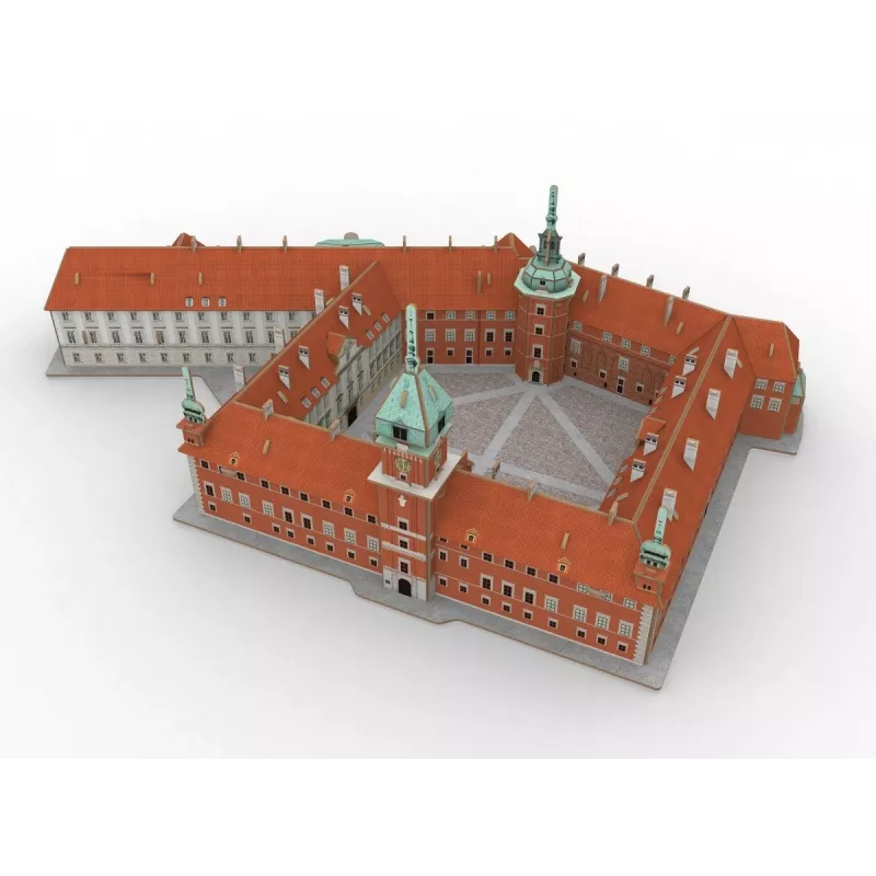 3D dėlionė Cubicfun Karališkoji pilis Varšuvoje modelis 306-20268 – kartoninis architektūrinis modelis, mastelis ir detalių skaičius nenurodyti