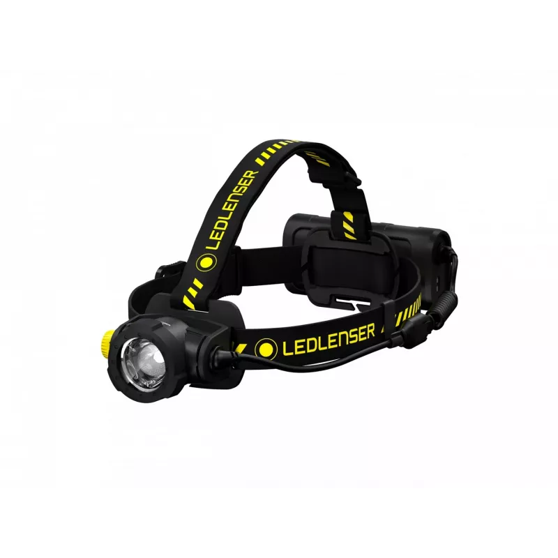 Galvos juostos žibintuvėlis Led Lenser H15R Work juoda geltona
