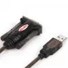 UNITEK Y-105A serijinis laidas juodas 1,5 m USB Type-A DB-9