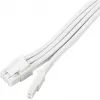 Maitinimo šaltinio prailginimo kabelis SidabrinėSTONE PCIe 8‑pin SST-PP07E-PCI8W-V2 30 cm baltas