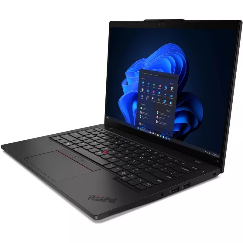 Lenovo ThinkPad L14 Gen 6 (Intel) Intel Core Ultra 7 255U nešiojamasis kompiuteris 35,6 cm (14 colių) WUXGA 16 GB DDR5-SDRAM 512 GB SSD Wi-Fi 6E (802.11ax) Windows 11 Pro vokiška juoda