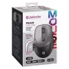 Belaidė pelė Defender Silent Click Feam pilka 52298
