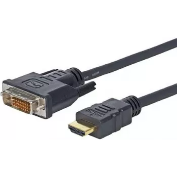 Vivolink PROHDMIDVI1.5 vaizdo kabelio adapteris 1,5 m HDMI DVI-D juoda
