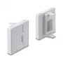 Įsegamas 45×45 mm Keystone modulio dangtelis DELOCK Easy 45 1 prievadui, ABS, baltas, su dulkių dangteliu