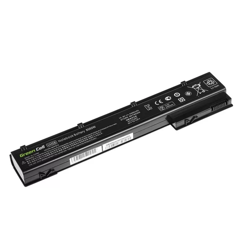 Baterija Green Cell HP56, skirta HP EliteBook 8560w 8570w 8760w 8770w, Li‑Ion 4400 mAh, juoda