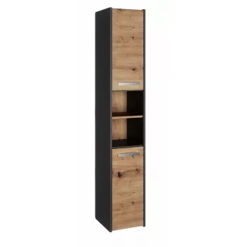 Topeshop S30 ANTRACYT/ARTISAN vonios spintelė
