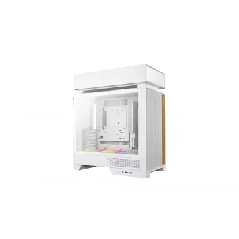 PC korpusas DeepCool CL660 WH White — ATX/Micro-ATX/Mini-ITX, grūdintas stiklas, palaiko ATX/PS2/SFX/SFX‑L PSU
