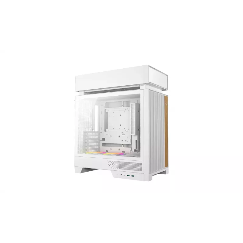 PC korpusas DeepCool CL660 WH White — ATX/Micro-ATX/Mini-ITX, grūdintas stiklas, palaiko ATX/PS2/SFX/SFX‑L PSU