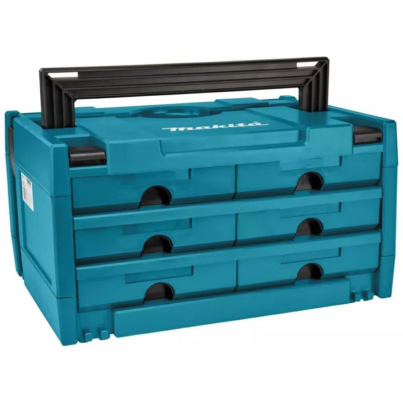 Makita MAKSTOR 3.6 Smulkių dalių dėžutė juoda, mėlyna