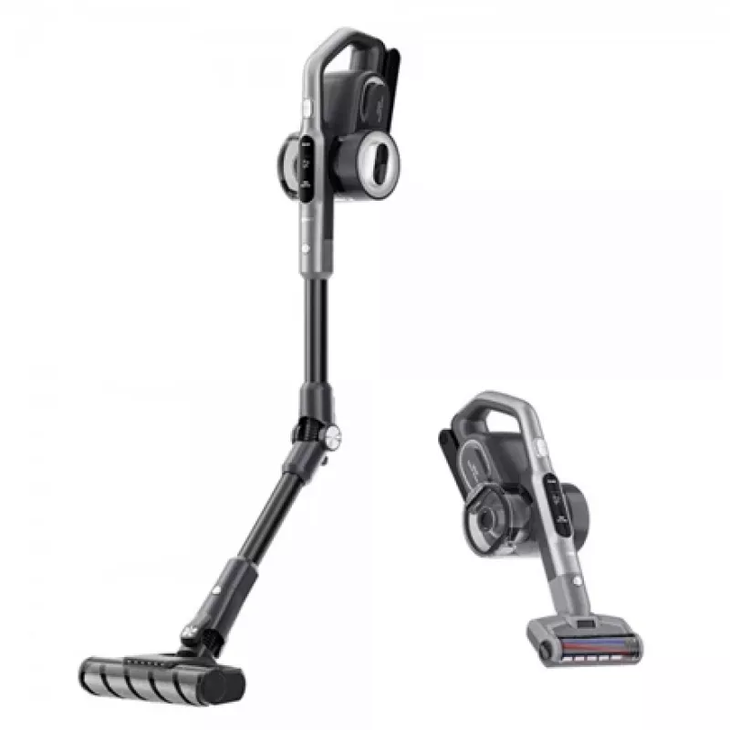 2 viename vertikalus siurblys Jimmy H8 Flex – belaidis akumuliatorinis 25,2 V, 550 W, be maišelio 0,5 l, juodas
