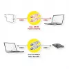 ROLINE RM USB 3.2 Gen 2 laidas, C-C, ST/ST, 4K UHD-1, 10Gbit/s, Emark, 100W, juodas, 1 m