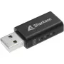 Vidinė USB Type-A į 3,5 mm DAC adapteris Sharkoon DAC Pro S — 2 V išvestis, juoda, kompaktiškas (42×17,3×9,7 mm)