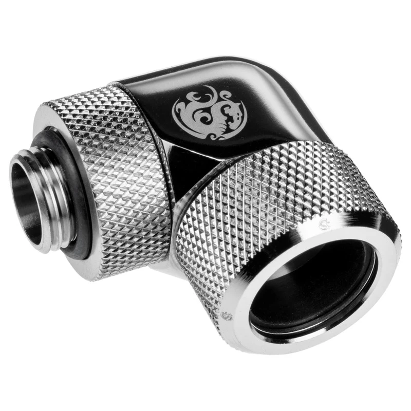 Kompiuterinės aušinimo sistemos vamzdelis BitsPower BP-E90RMLA16, žalvaris, 16 mm skersmuo, sidabrinis