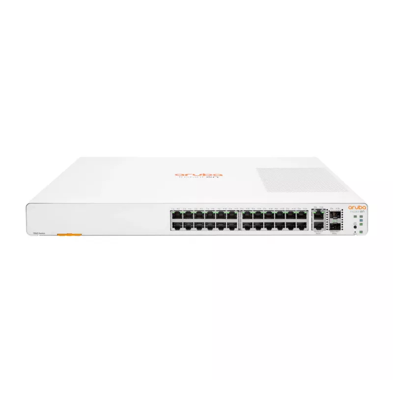 HPE Networking Instant On 1960 24G 2XF Switch Europe (JL806A#ABB) - (HPE 1950 24G 2SFP+ 2XGT Switch (JG960A#ABB) įpėdinis)