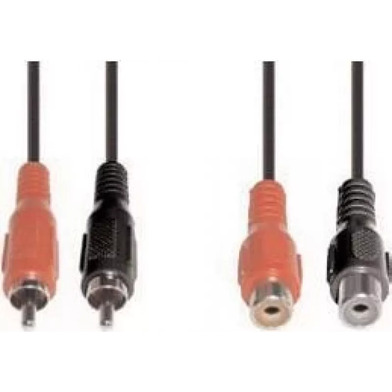e+p B 98/10 10m 2 x RCA 2 x RCA juodas - raudonas garso kabelis (B 98/10)