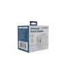 Kelioninis maitinimo adapteris GEMBIRD TPA-1A2C20-01-W — 20 W, USB-A (18 W) + 2× USB-C (20 W), Type E kištukas, baltas