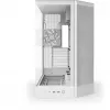 PC korpusas NZXT H9 Flow Midi Tower baltas — ATX/EATX/Micro ATX/Mini-ITX, 3x140 mm priekyje, 1x120 mm gale, 2x3,5 col. ir 6x2,5 col. nišos, grūdintas stiklas