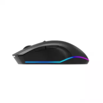 Belaidė RF optinė pelė Gembird MUSGW-6BL-02 — dešiniarankiams, 3200 DPI, 6 mygtukai, juoda, RGB