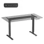 Ergo Office elektrinis reguliuojamo aukščio stalas, maks. aukštis 1160 mm, maks. apkrova 80 kg, be sėdėjimo-stovėjimo stalviršio, juodas, ER-400 B