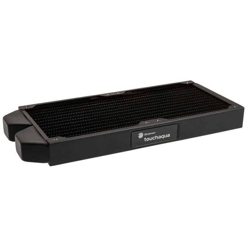 240 mm radiatorius BitsPower Touchaqua Radiator Tarasque 240, juodas, 240 mm