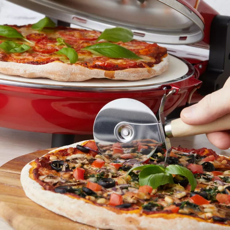 Picos krosnelė Petra PT5666VDE Bella Pizza 1200W nelimpantis paviršius, stalviršinė picos krosnelė