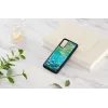 Apsauginis telefono dėklas iKins, skirtas Samsung Galaxy S20 — juodųjų vandens lelijų dizainas