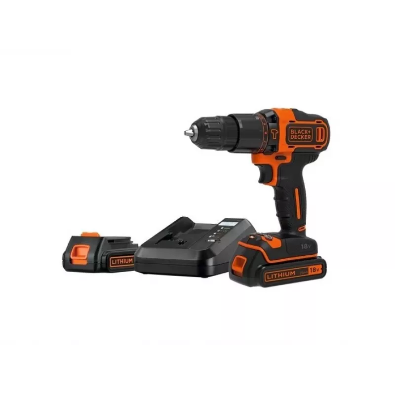 Juoda & Decker BDCHD18K1B2-QW grąžtas 1400 aps./min.