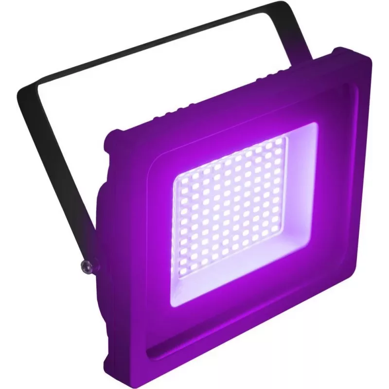 LED prožektorius EUROLITE FL-50 SMD Violet IP Rated - kompaktiškas SMD šviestuvas, violetinė šviesa